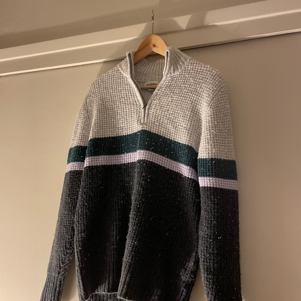 Quarter zip sweater